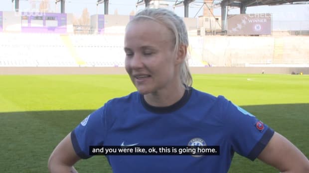 Harder reacts to Chelsea making Women's Champions League semi-final